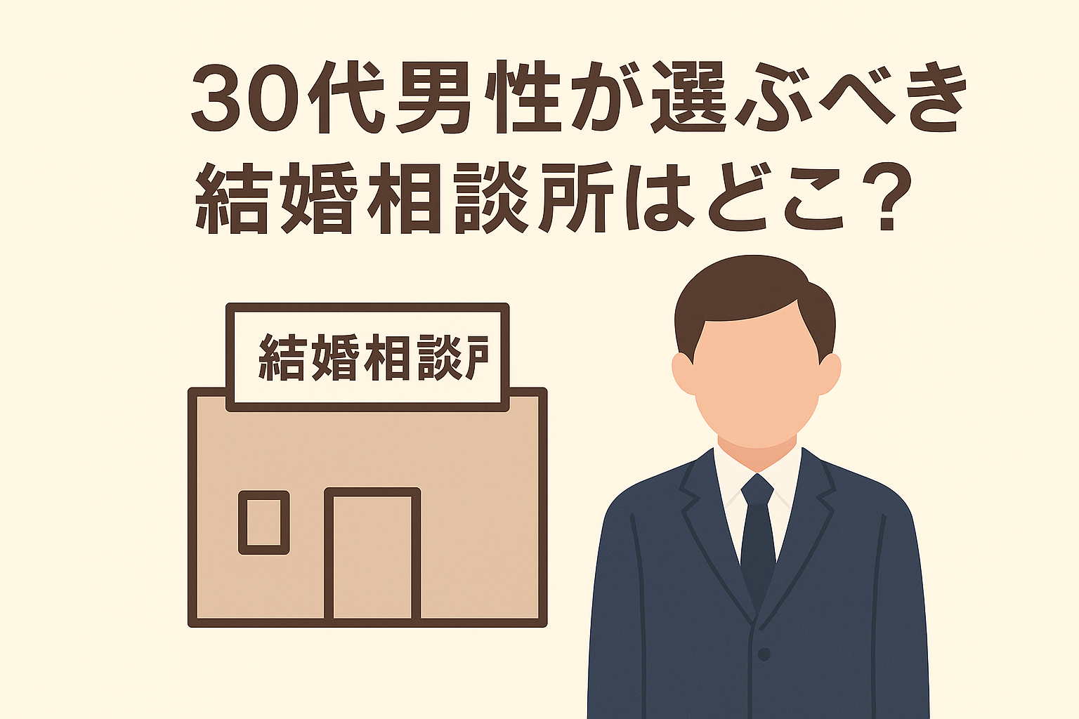 【2025年最新版】30代男性が選ぶべき結婚相談所はどこ？