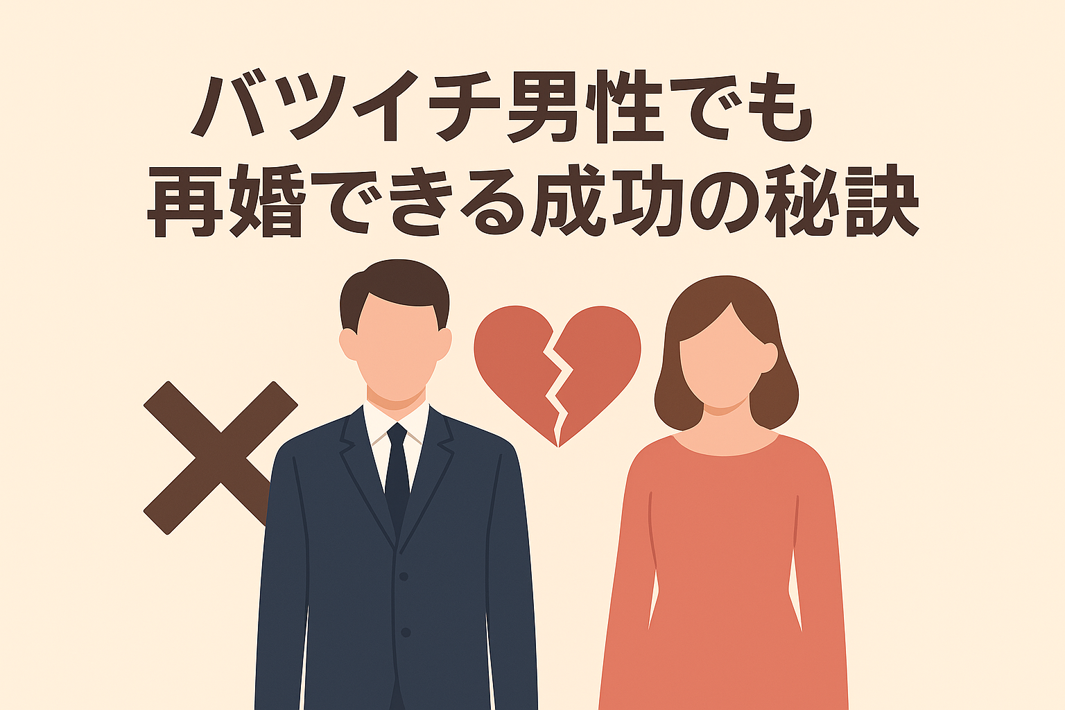 バツイチ男性でも再婚できる？結婚相談所での成功の秘訣と女性が求める本音