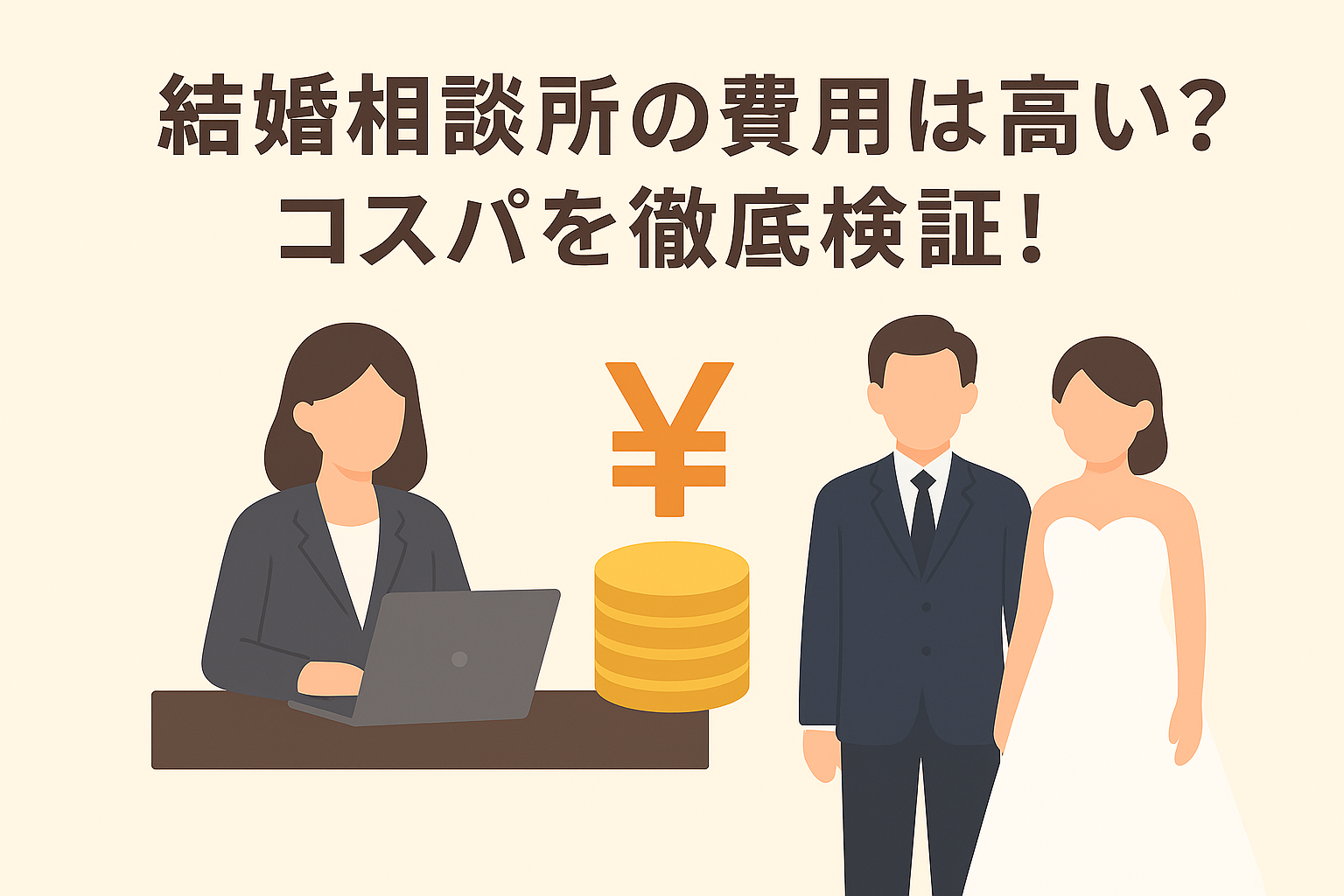 結婚相談所の費用は高い？コスパを徹底検証！