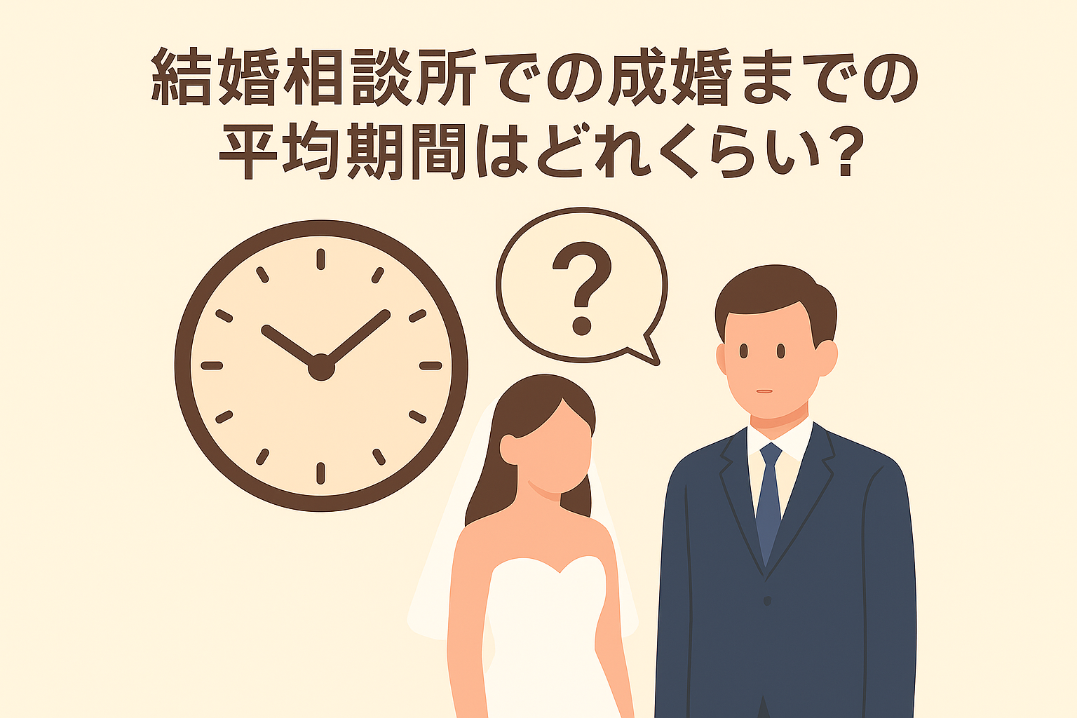 結婚相談所での成婚までの平均期間はどれくらい？