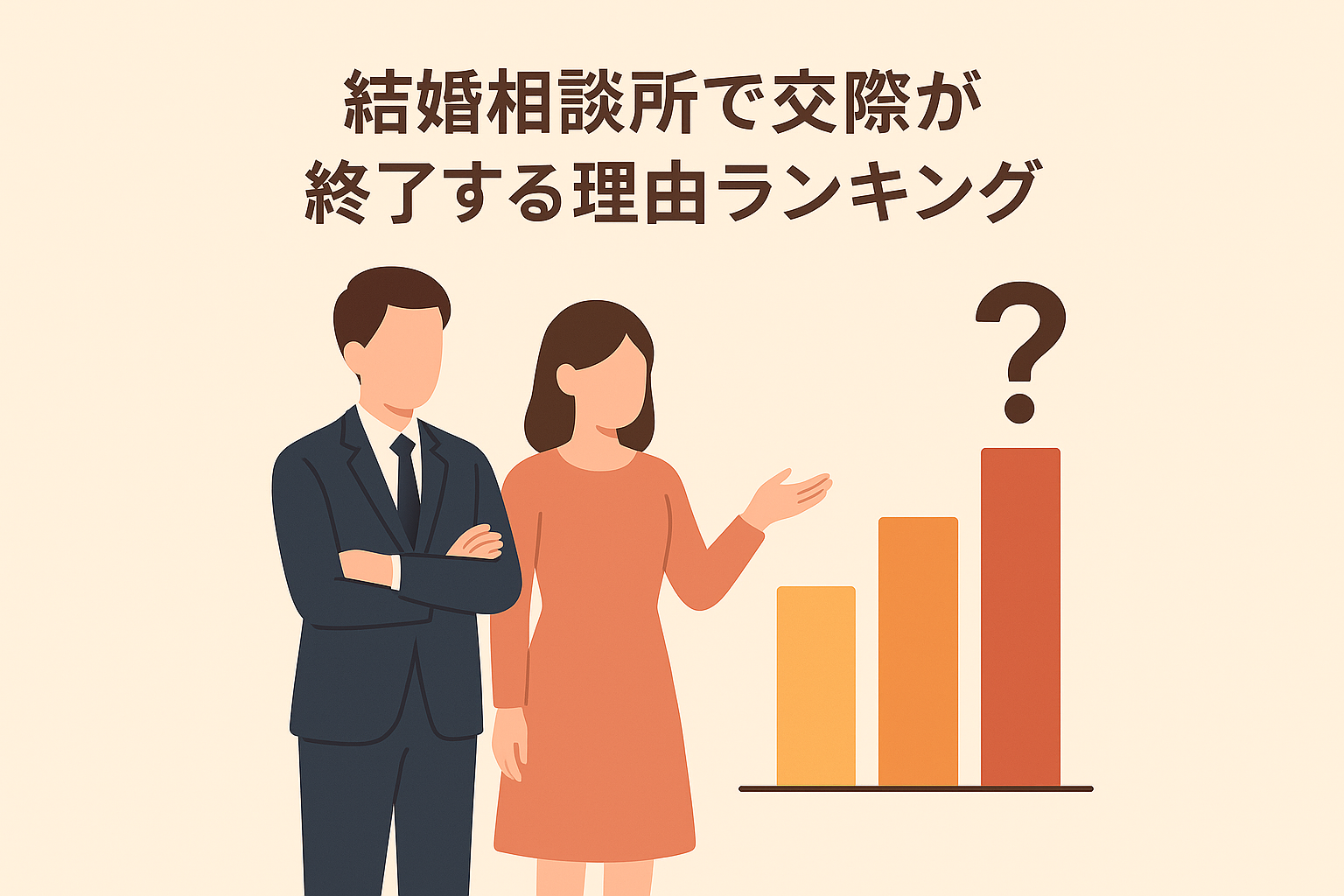 結婚相談所で交際が終了する理由ランキング｜男性が知っておくべき3つの原因と対策