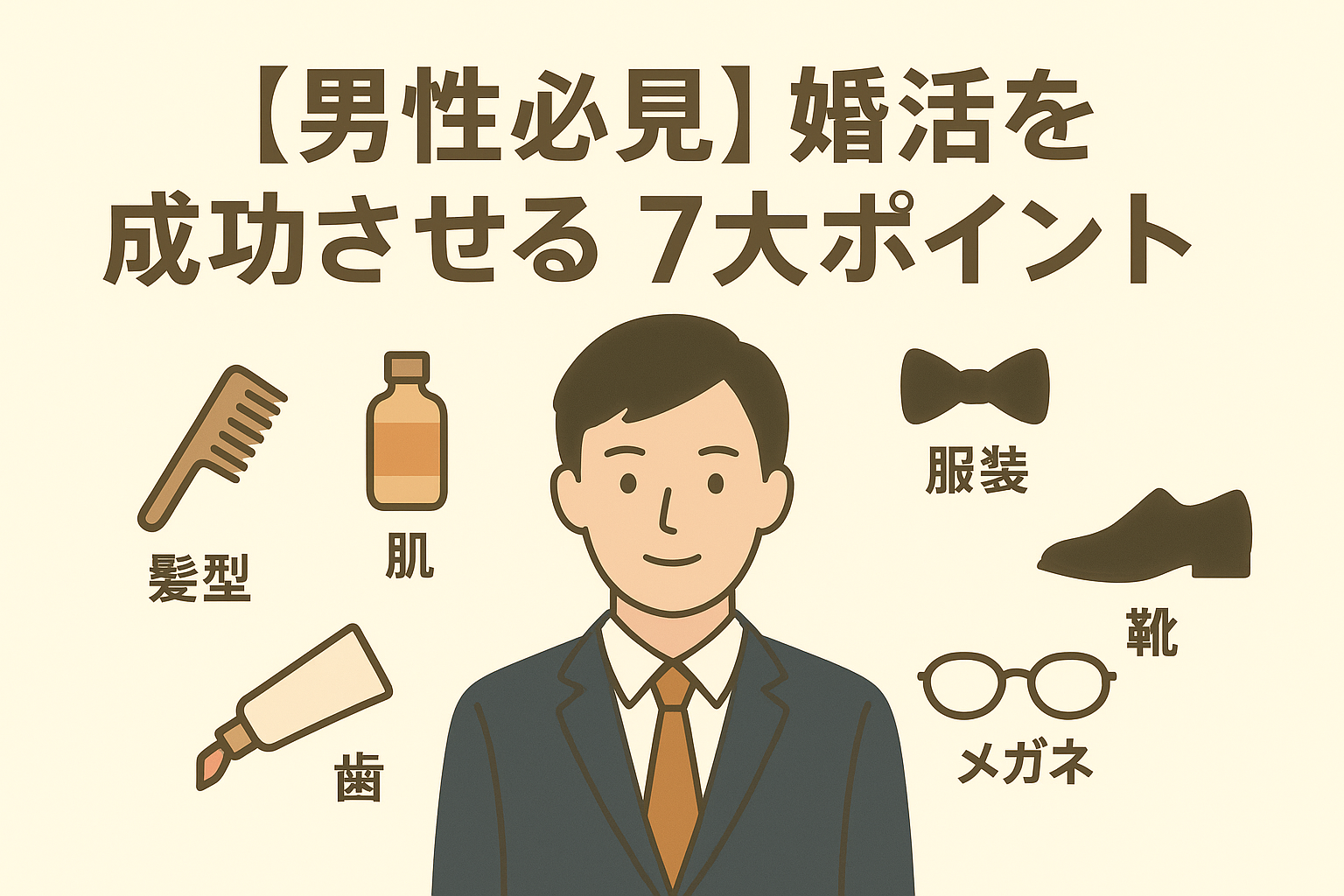 【男性必見】婚活を成功させる身だしなみ7大ポイント｜清潔感で差をつける方法