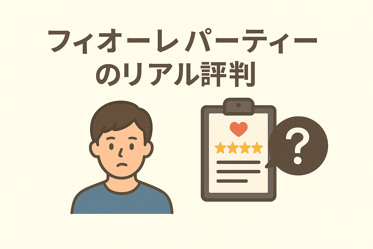 フィオーレパーティーのリアル評判｜参加して分かったメリット・デメリット