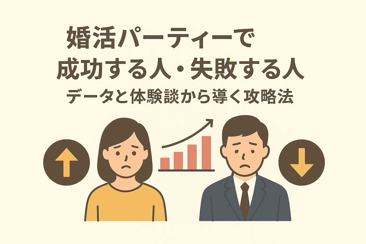 婚活パーティーで成功する人・失敗する人の違いは？データと体験談から導く攻略法